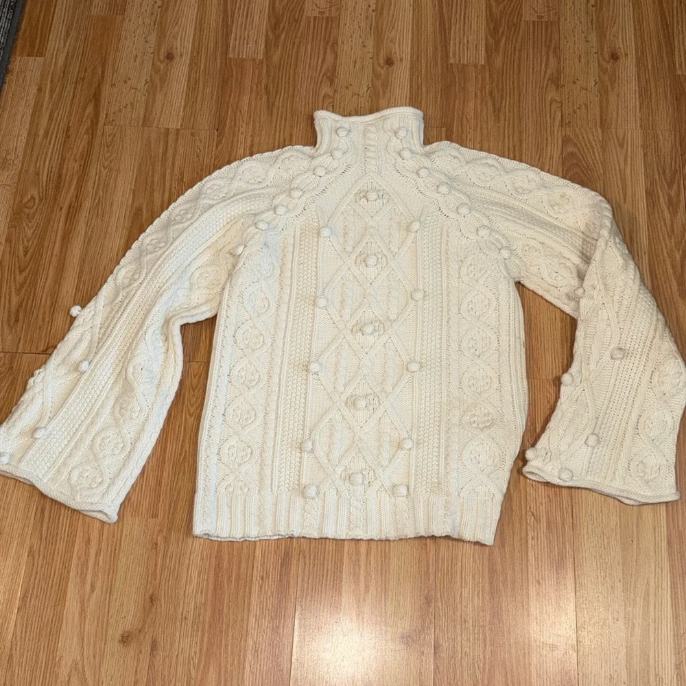 Rebecca Taylor Bauble Turtleneck Merino Sweater Size Medium - Picture 5 of 5